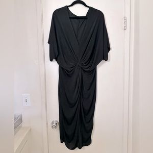 Shein Midi Twist Front Dress with front Slit size 2XL